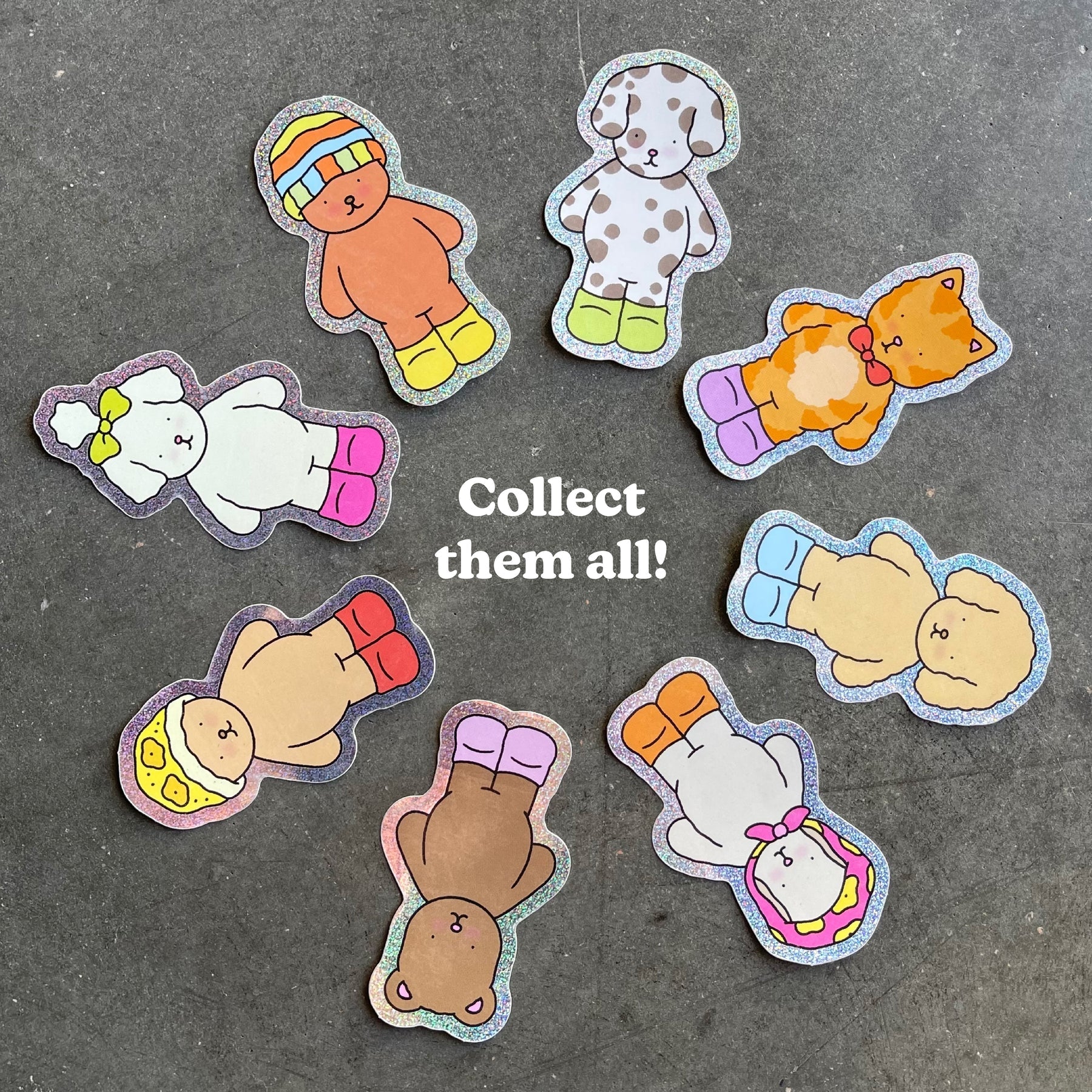 Sticker Glitter Dr. Parmesan + Cartão Informativo