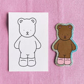 Sticker Glitter Pierre + Cartão Informativo