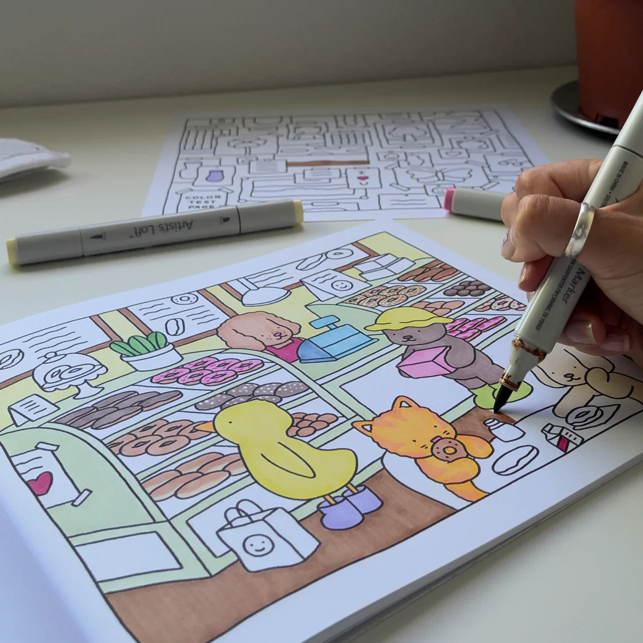 Livro de Colorir Primavera-Verão