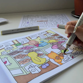 Livro de Colorir Primavera-Verão